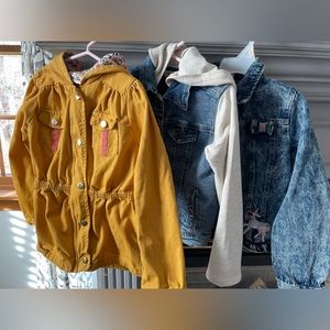 Girls size 6 spring jackets lot of 3. Great condition.